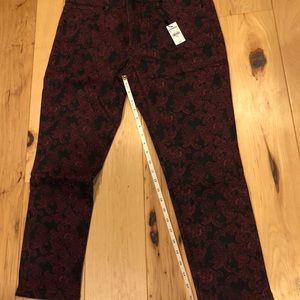 Express skinny jeans - paisley print